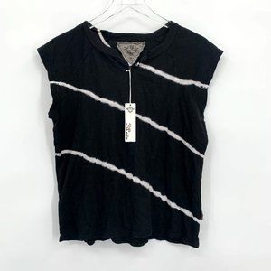 T2 Love Girls Size 10 Black Tie Dye Tank